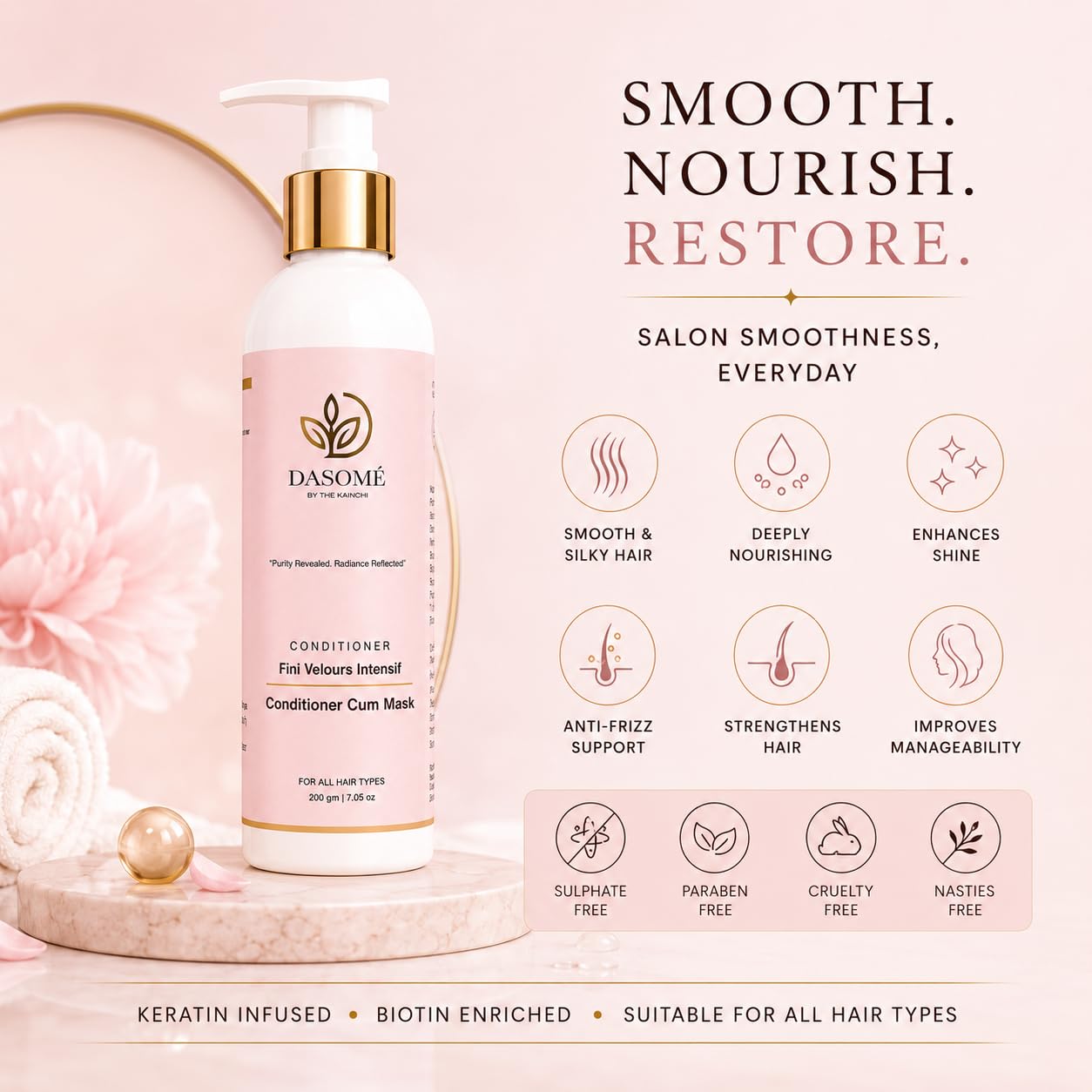 Fini Velours Intense Keratin Conditioner by Dasomé
